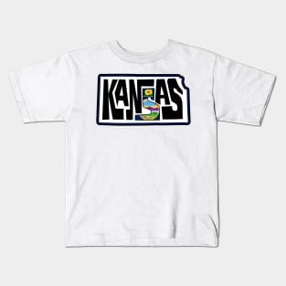 Kansas Wichita Topeka Lawrence Salina Dodge City KS Kids T-Shirt